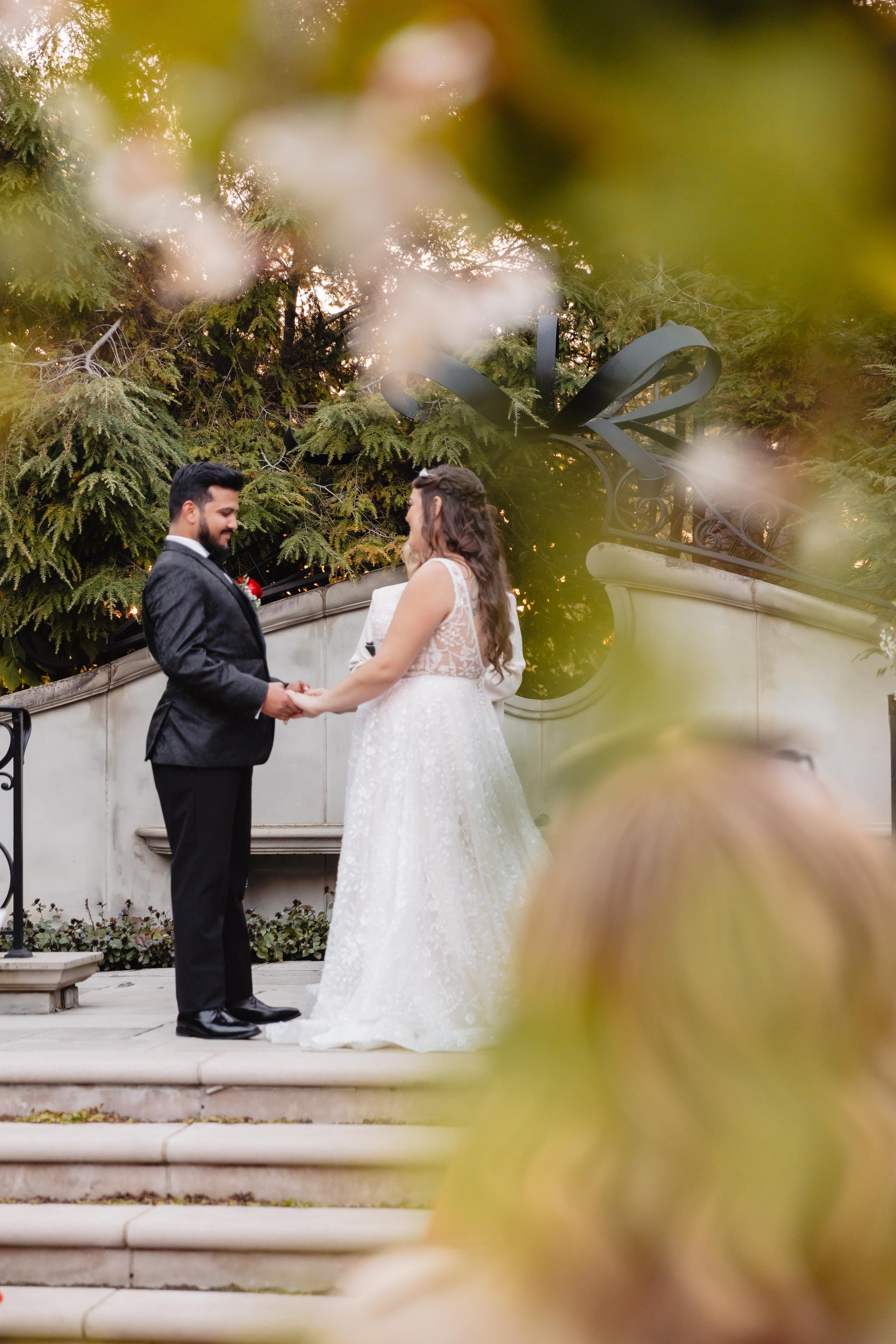 Fall Wedding Franklin Park Conservatory Columbus, Ohio