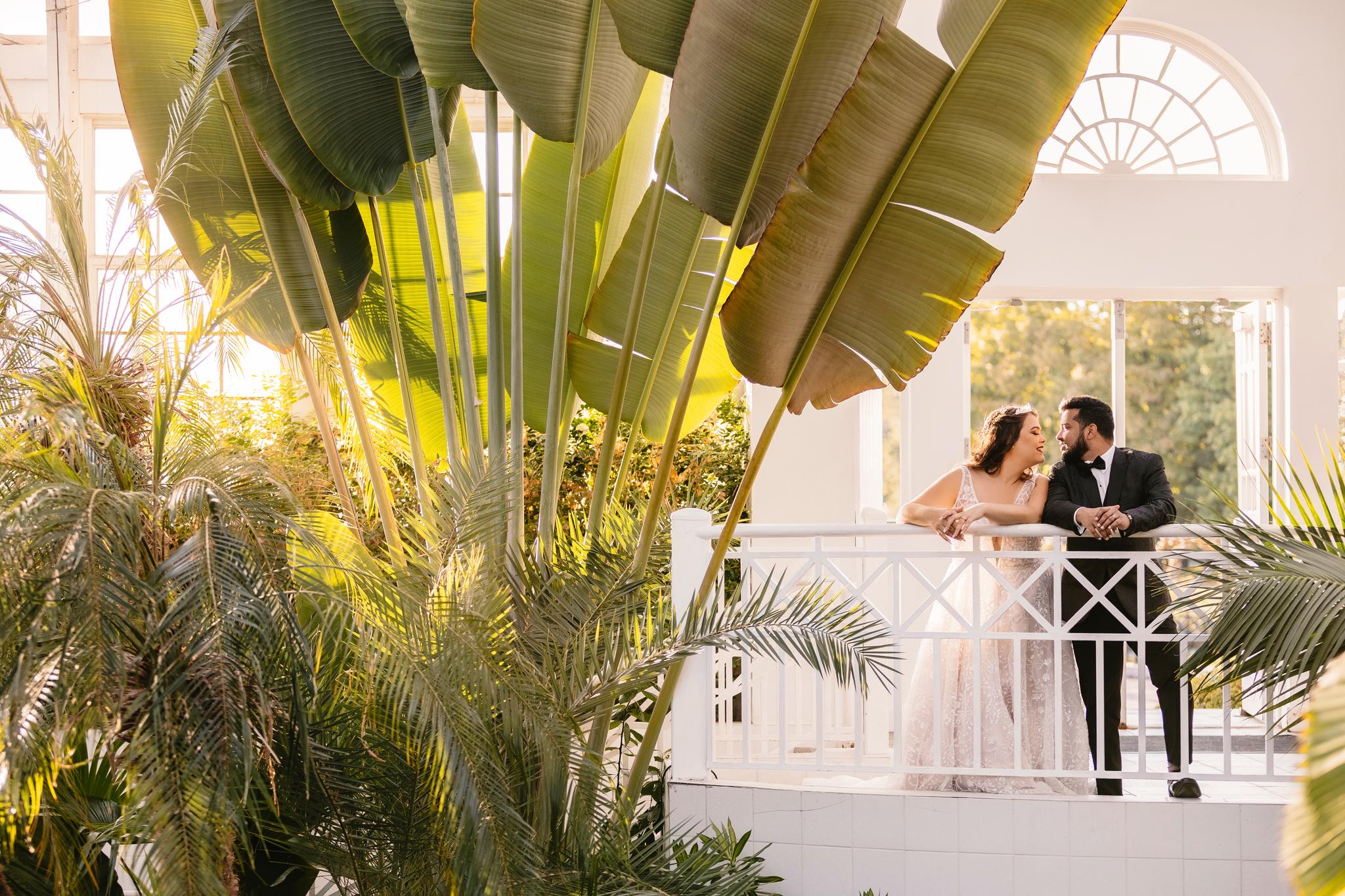 Fall Wedding Franklin Park Conservatory Columbus, Ohio